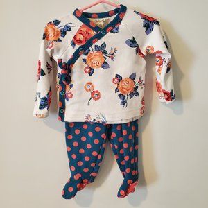 Matilda Jane 2 Piece Footie Pajamas